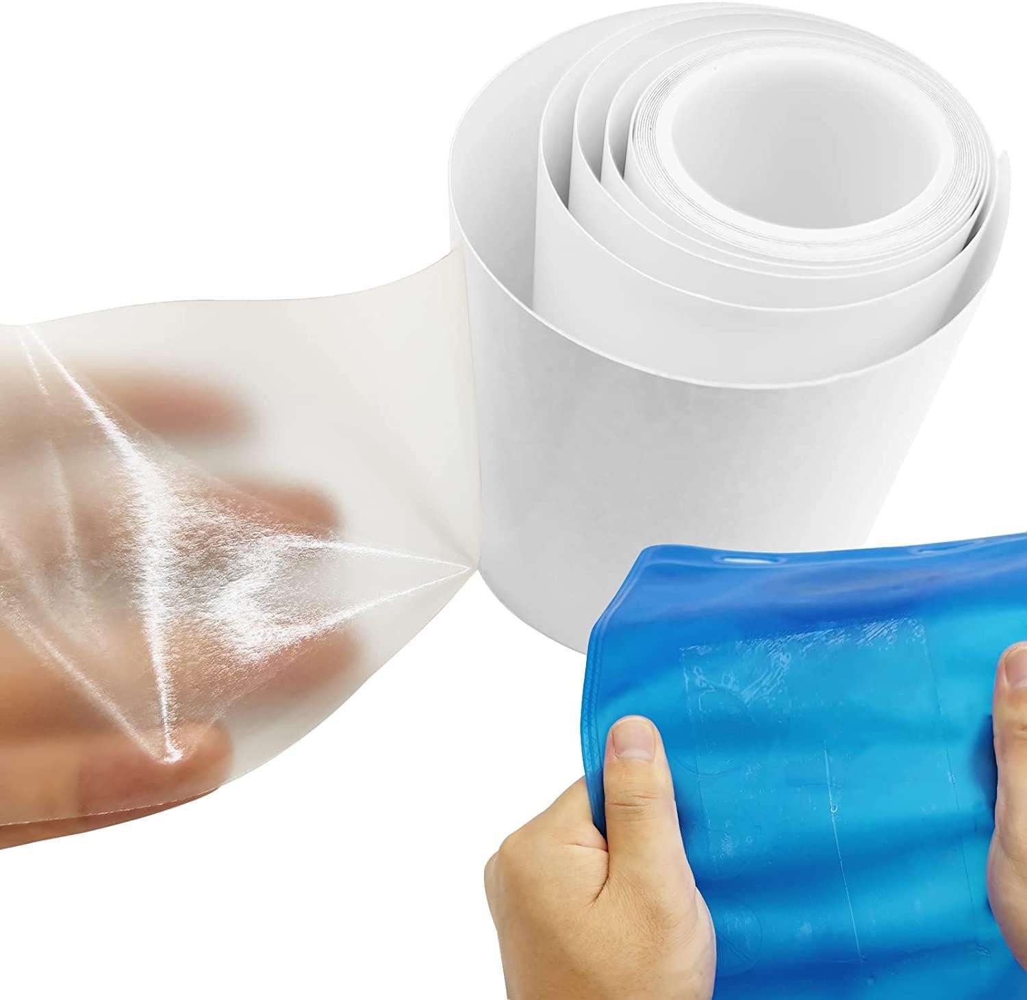 7ft roll tpu pool repair patch kit for air mattress, bounce house, swimming pool, tent, canvas, canopy, pool floats, tubes air bed and inflatable toys, 3.15 in x 7 ft roll…
