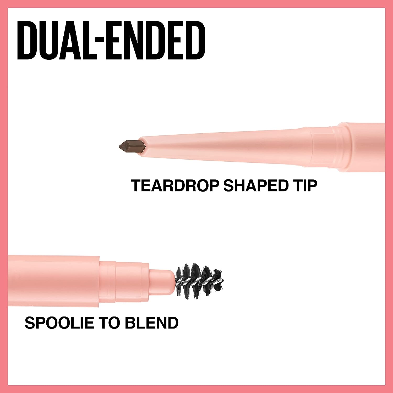 Maybelline New York Total Temptation Eyebrow Definer Pencil, Medium Brown, 1 Count