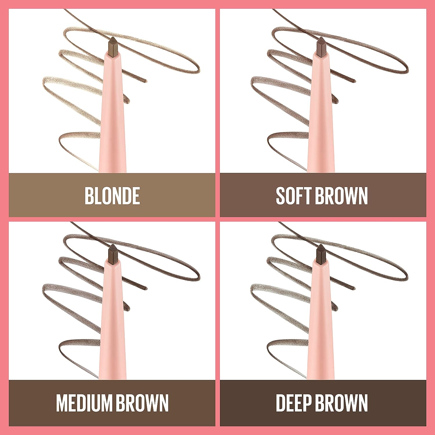 Maybelline New York Total Temptation Eyebrow Definer Pencil, Medium Brown, 1 Count