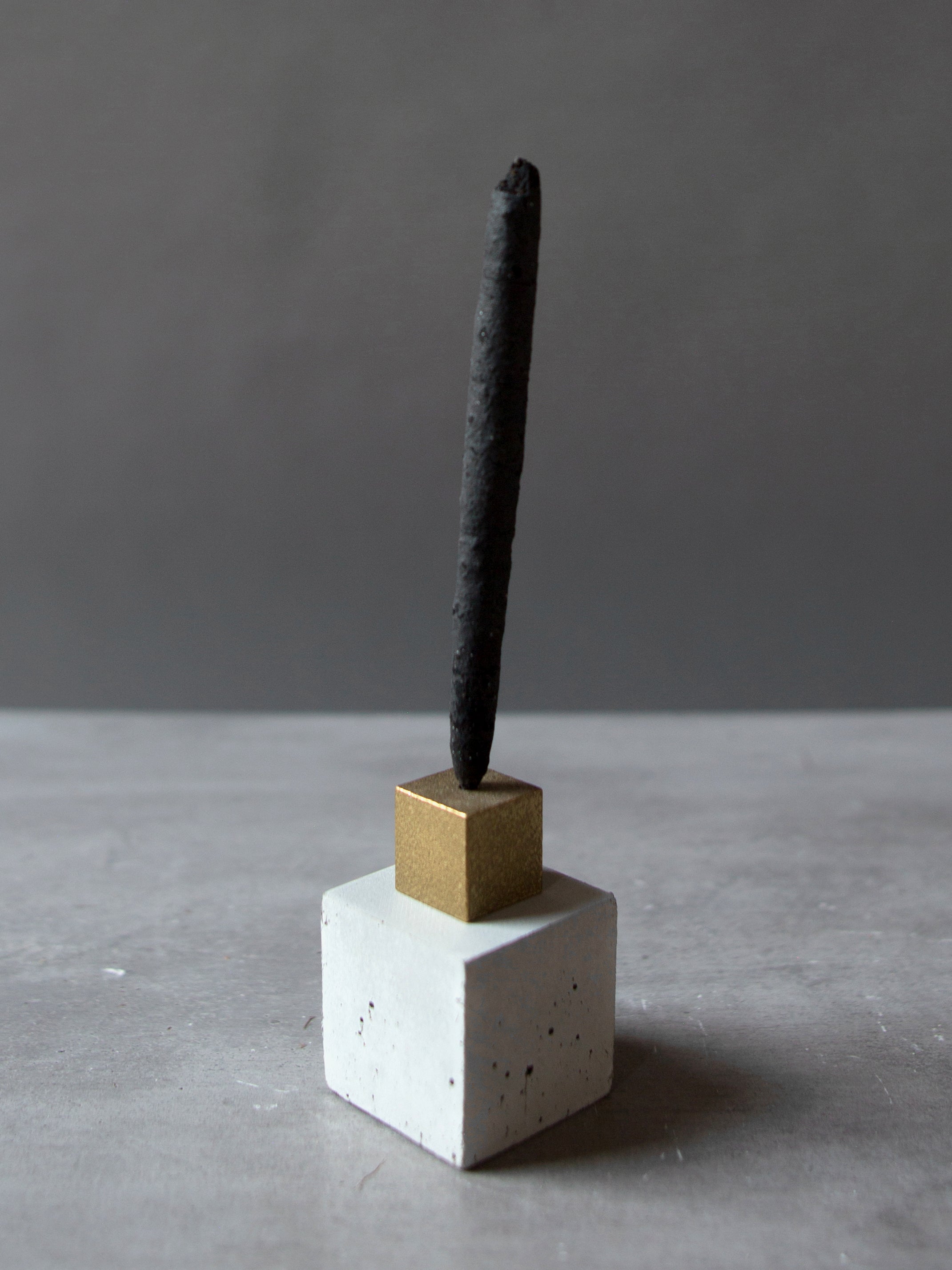 BRASS CUBE INCENSE HOLDER