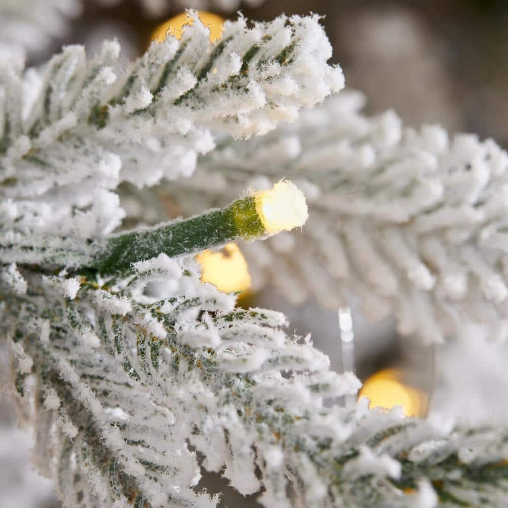7.5 ft KenFraser Flocked Christmas Tree