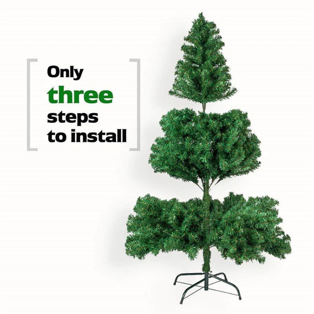 6 ft. Green Unlit Regular Artificial Christmas Tree
