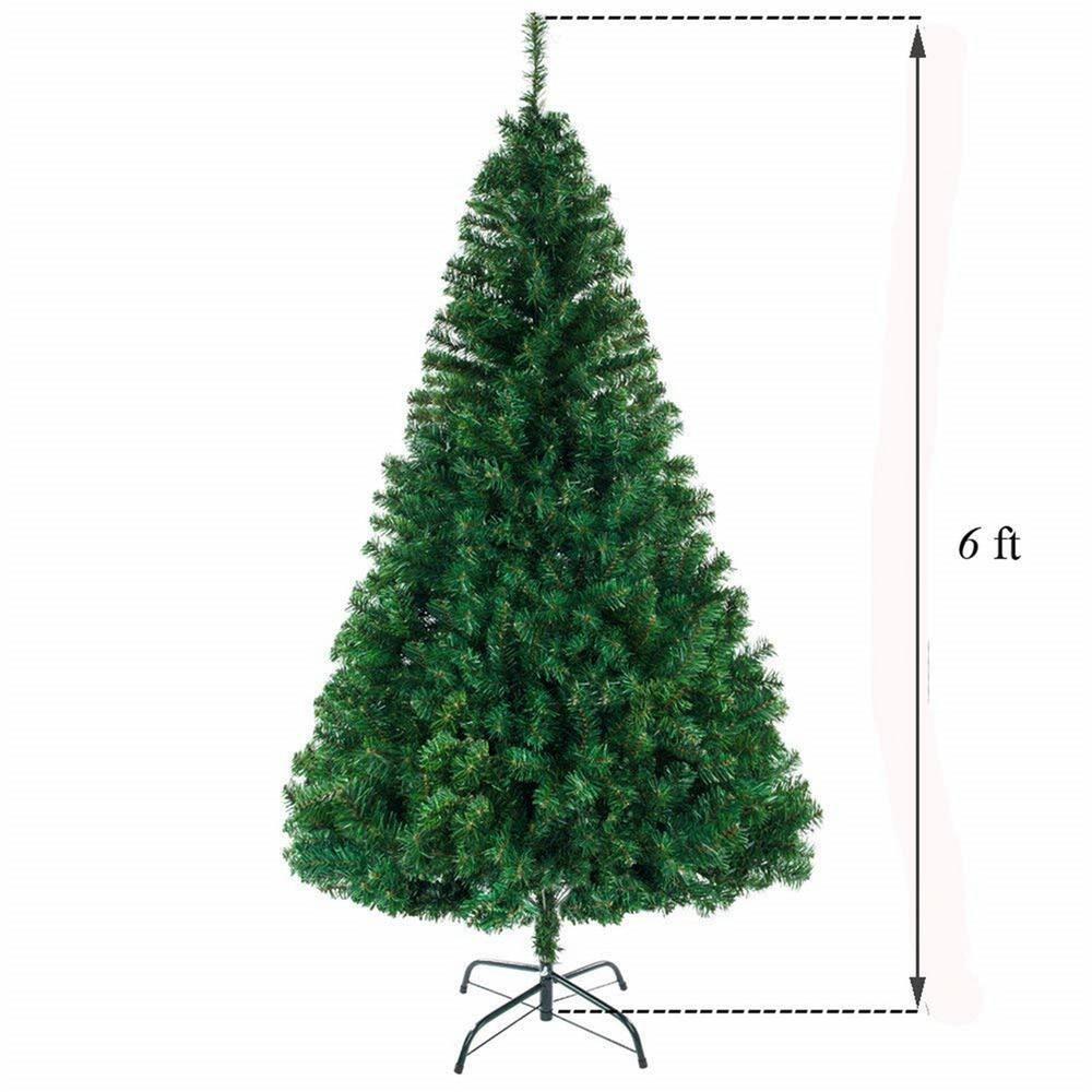 6 ft. Green Unlit Regular Artificial Christmas Tree