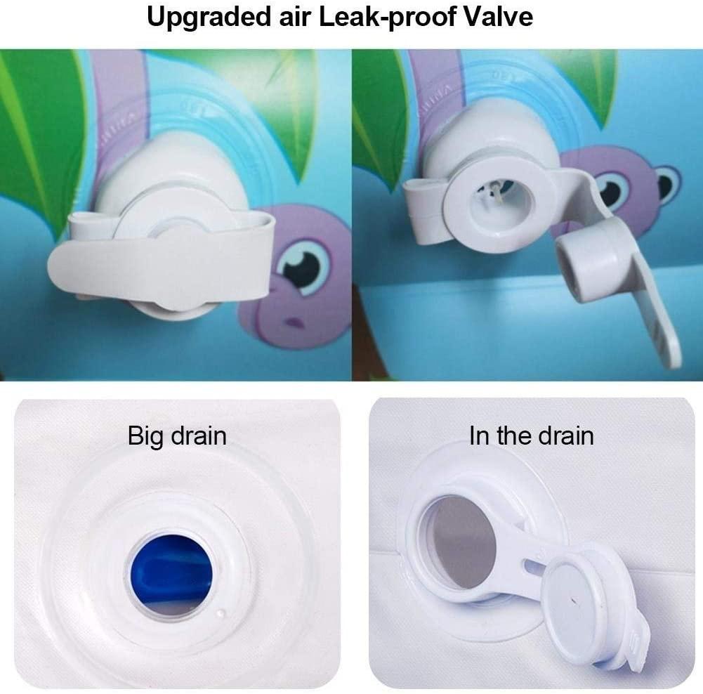 ARTF 1.3/1.5/1.8/2.1/2.6m Inflatable Swimming Pool,Summer LarInflatable Family Outdoor Rectangle Swimming Pool, Garden, Parties, Apply to Kids and Adults,Family Kids Water Play Fun Backyard Toy