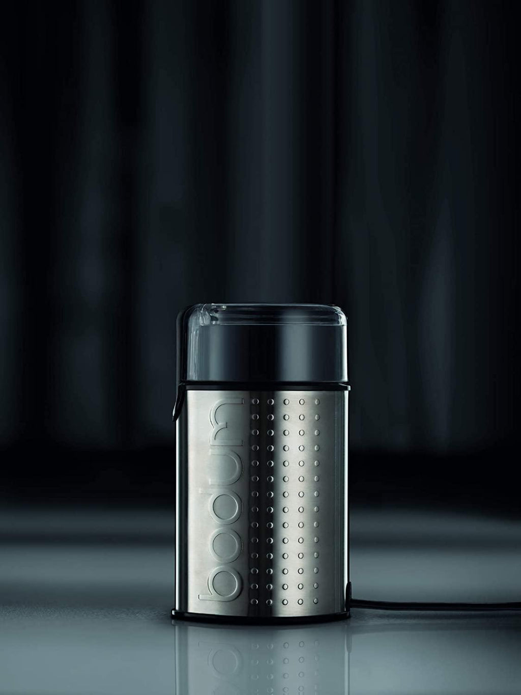 Bodum Bistro Electric Coffee Grinder, Matte Chrome