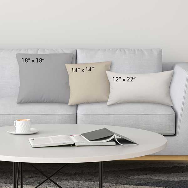 black & white buffalo check personalized throw pillow