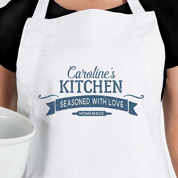 baked with love personalized apron & potholder