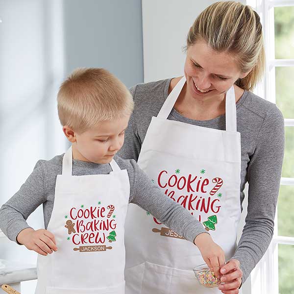 baking spirits bright personalized aprons & potholders