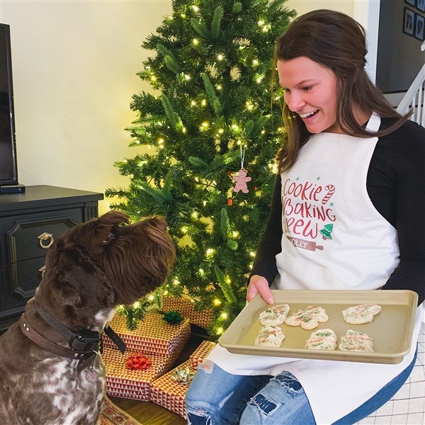 baking spirits bright personalized aprons & potholders