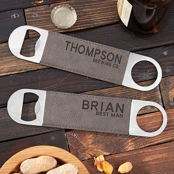 bold style personalized bottle opener