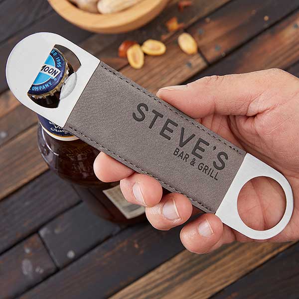 bold style personalized bottle opener