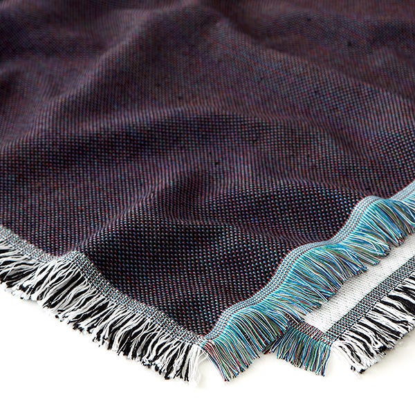 black & white buffalo check personalized blanket