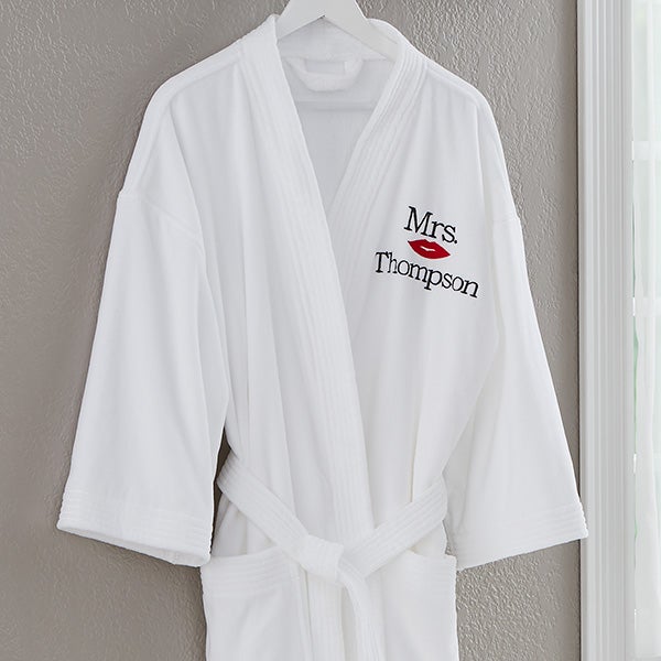 better together mrs. embroidered robe