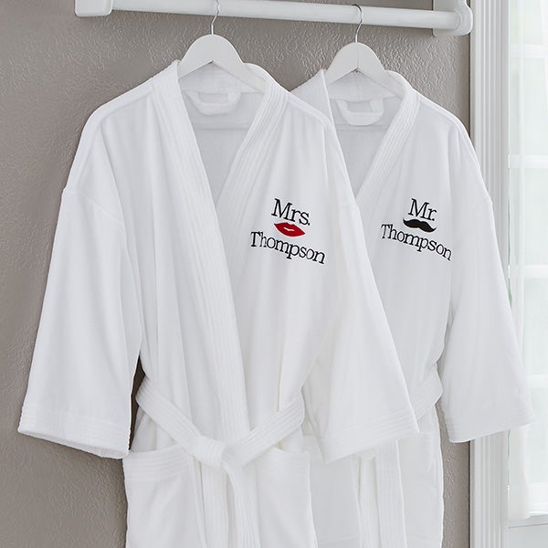 better together mr. embroidered robe