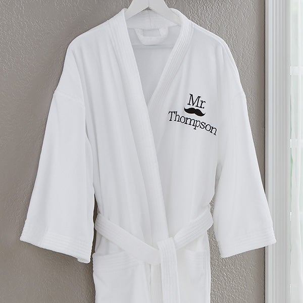better together mr. embroidered robe