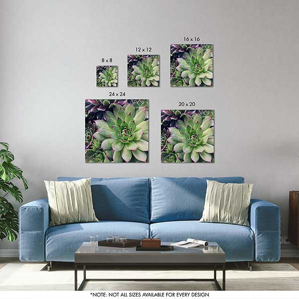 baby photo memories square canvas prints