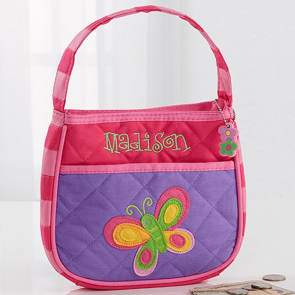 butterfly embroidered purse by stephen joseph