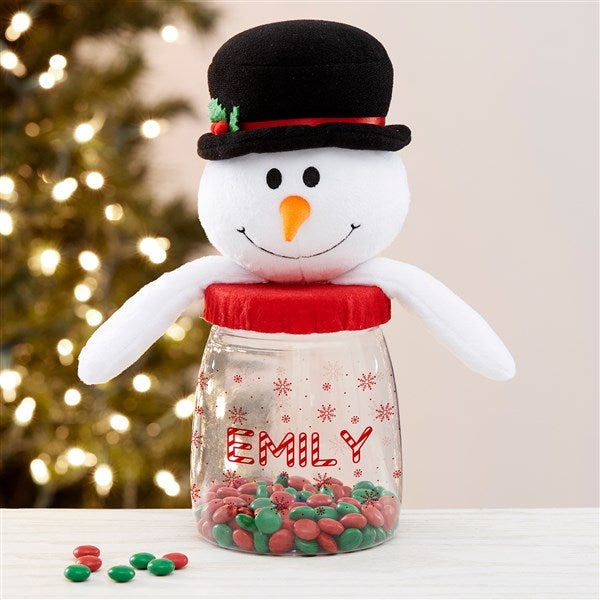 candy cane lane personalized christmas candy jar
