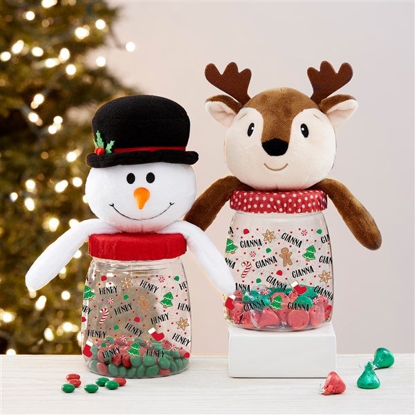 baking spirits bright personalized christmas candy jar