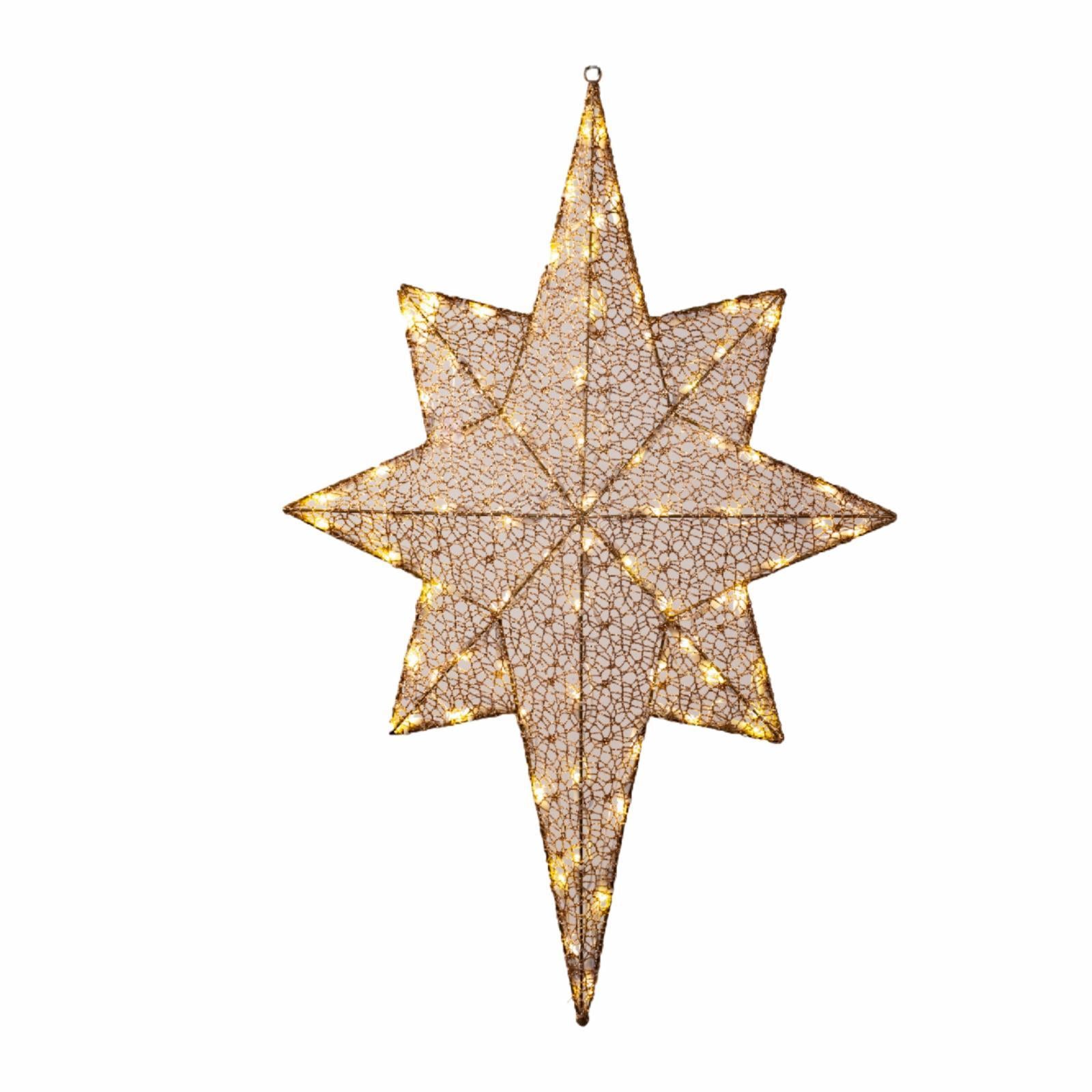 Alta Innova Lighted Hanging Bethlehem Star Outdoor Holiday Decoration