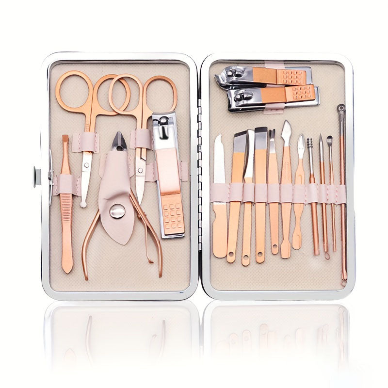 7/10/12/15/18 In 1 Professional  Steel Nail Clipper Pedicure&amp; Manicure Set -  All Purpose Set For Nails Daily And Salon !