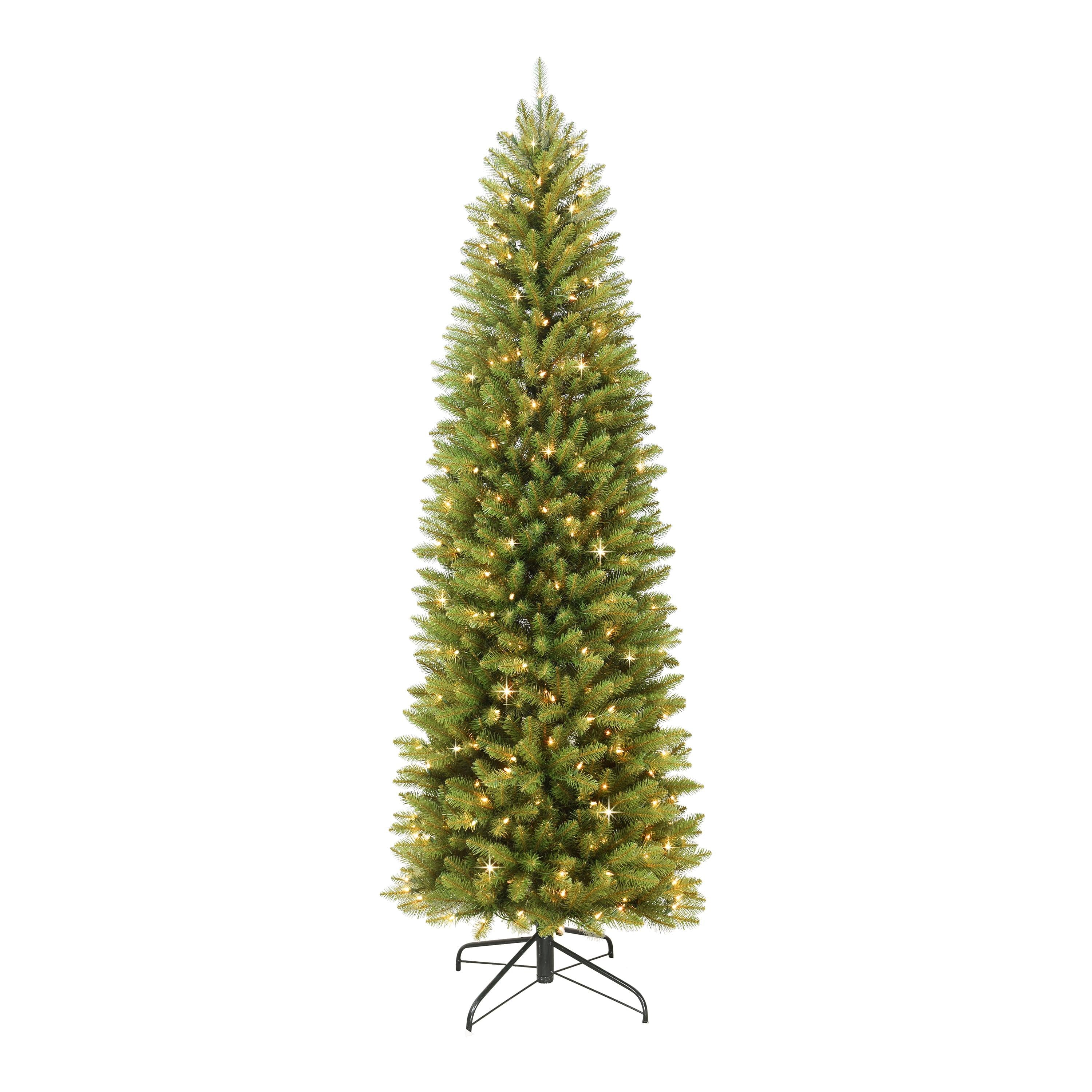 9 ft. Pre-lit Fraser Fir Pencil Artificial Christmas Tree 550 UL listed Clear Lights