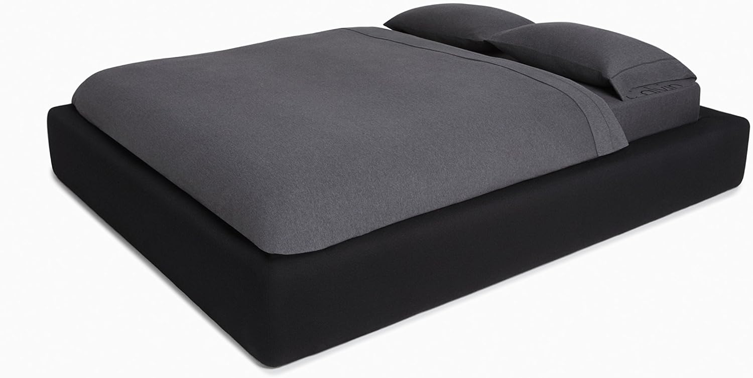 Calvin Klein Modern Cotton Body Solid 1 Piece Duvet Cover, King Size, Cotton Modal 170 GSM (Charcoal)