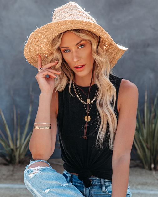 Boardwalk Raffia Sun Hat