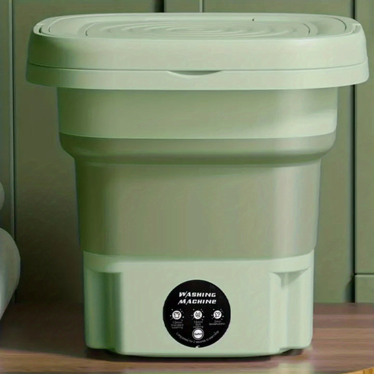 8L Foldable Mini Washing Machine: Fully Automatic Portable &amp; Compact For Baby &amp; Toddler Clothes, Underwear, Panties &amp; Socks!