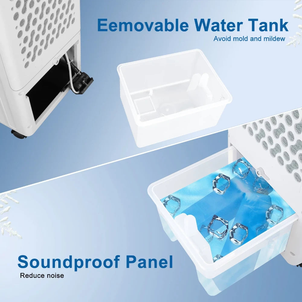 3-IN-1 Evaporative Air Cooler Portable Fan Cooling