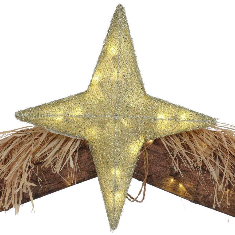 5 ft Warm White LED Nativity Scene Holiday Yard Decoration