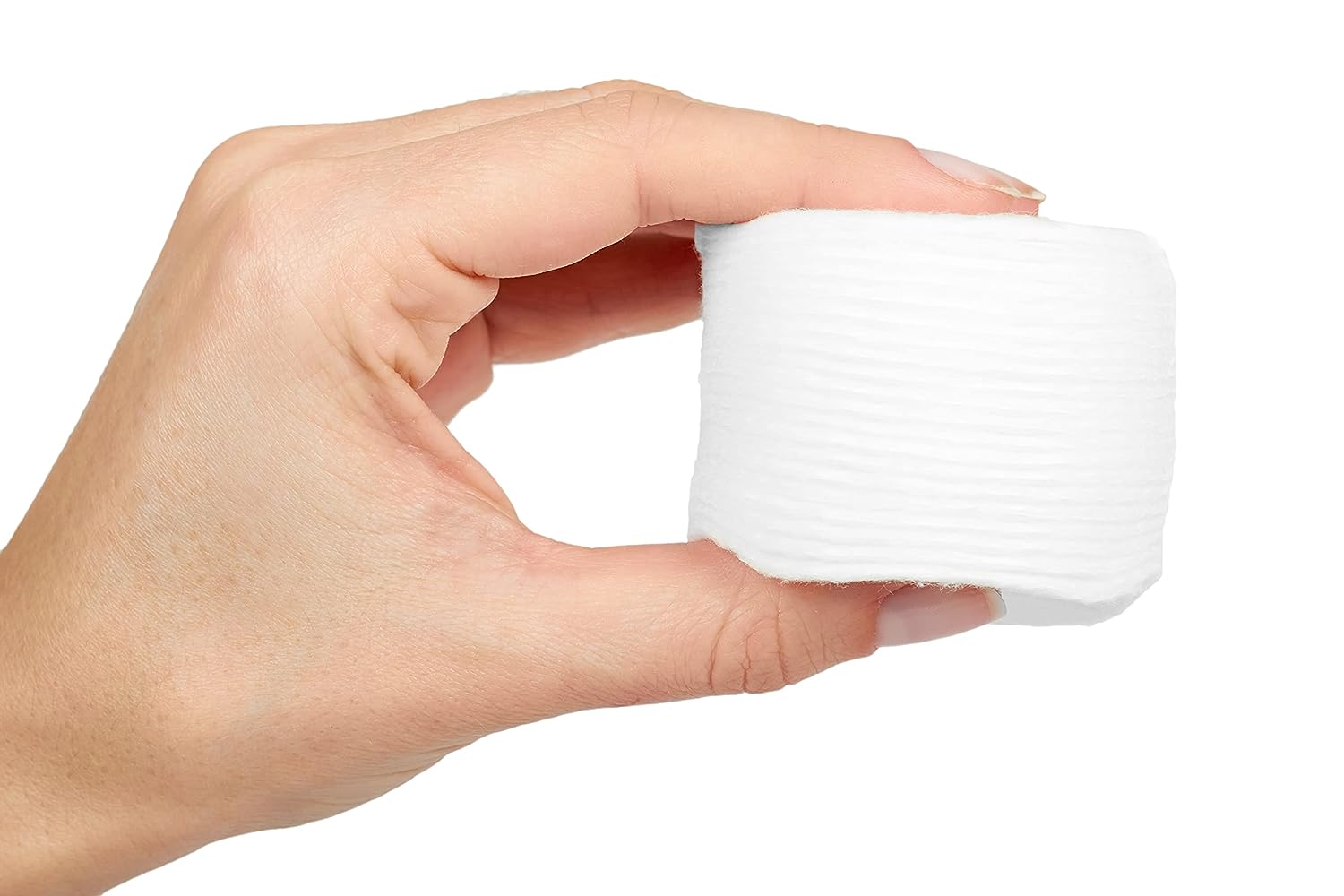 Amazon Basics Cotton Rounds, 600 Count (6 Packs of 100) (Previously Solimo)