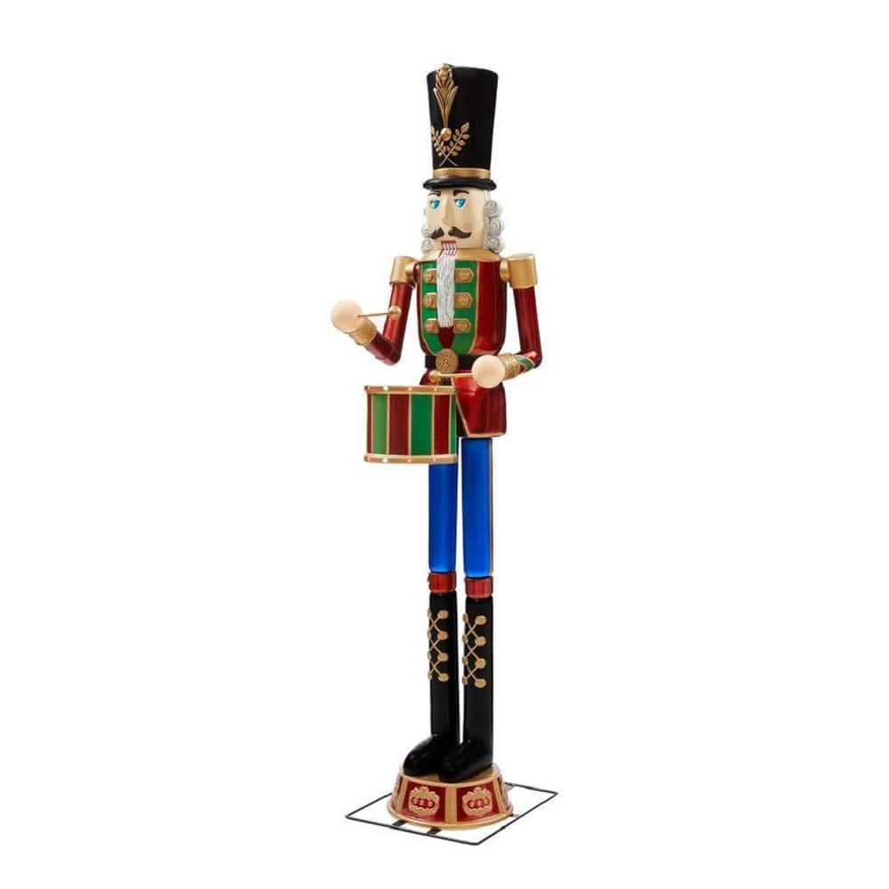 8 ft Giant-Sized Nutcracker Holiday Yard Decoration