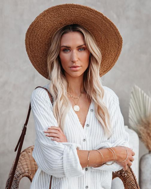 Aussie Straw Hat - Tan