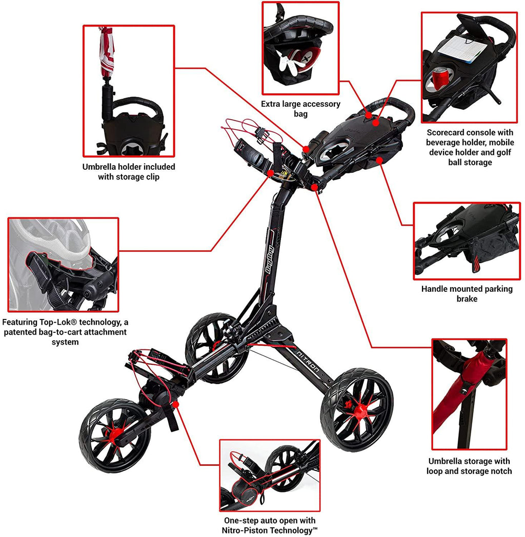 BagBoy Nitron Golf Push Cart