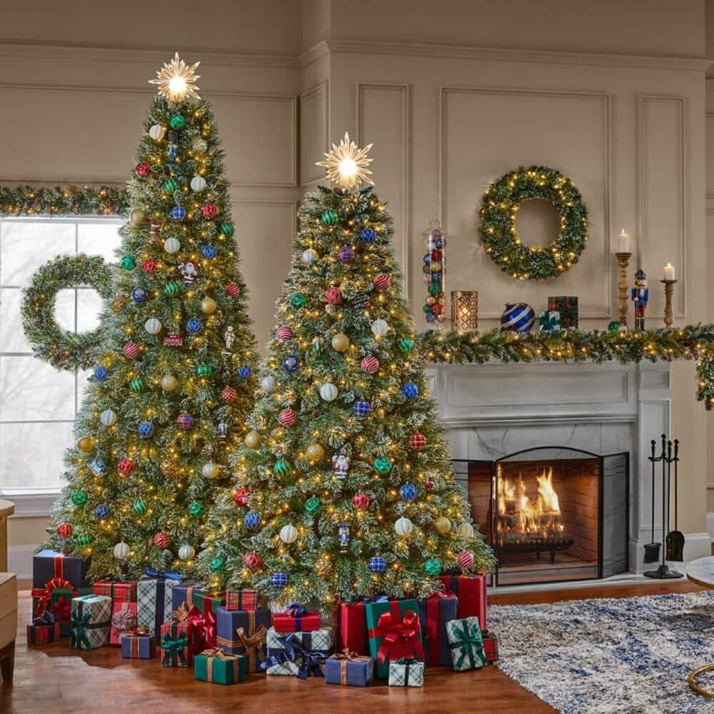 9 ft Sparkling Amelia Pine Christmas Tree