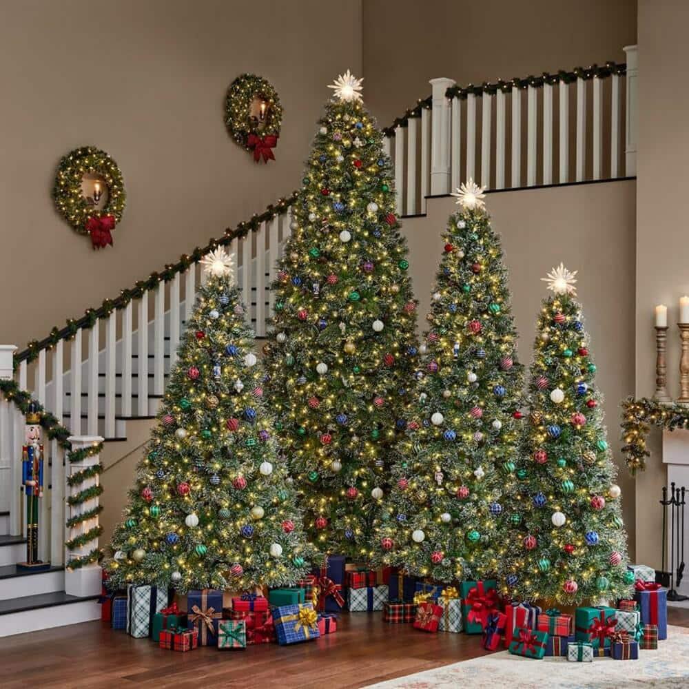 9 ft Sparkling Amelia Pine Christmas Tree