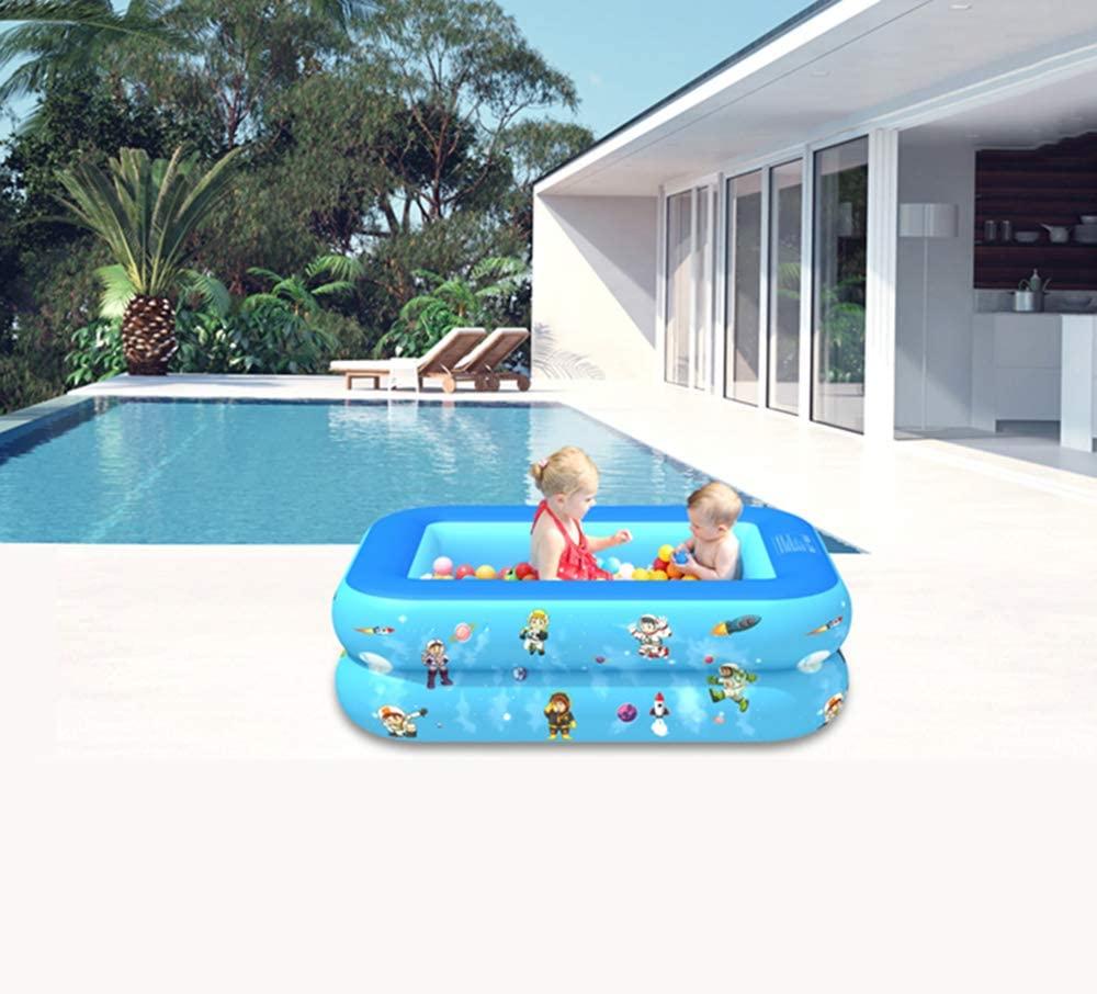 BZLEK Inflatable Pool Round Inflatable Swimming Pool Water Game Play Center Family Swimming Pool for Outdoor, Garden, Backyard, Summer Water Party for Toddlers, Kids, Family,130cm