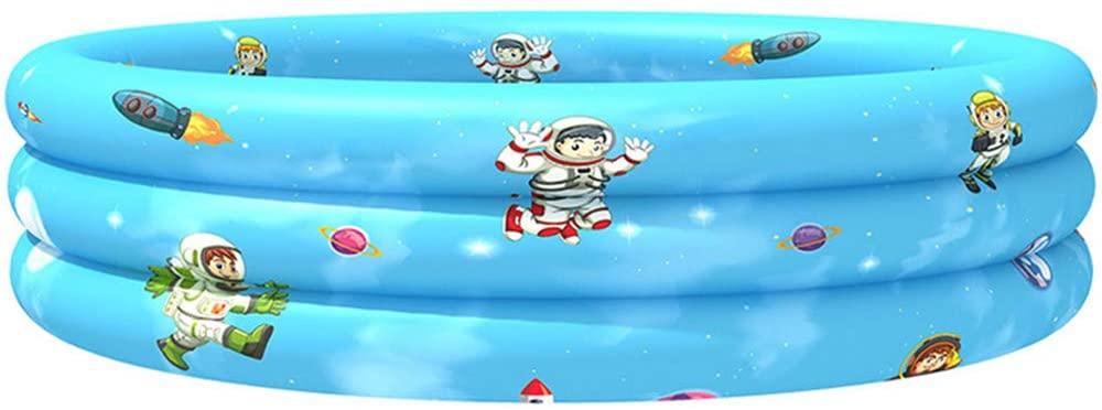 BZLEK Inflatable Pool Round Inflatable Swimming Pool Water Game Play Center Family Swimming Pool for Outdoor, Garden, Backyard, Summer Water Party for Toddlers, Kids, Family,130cm