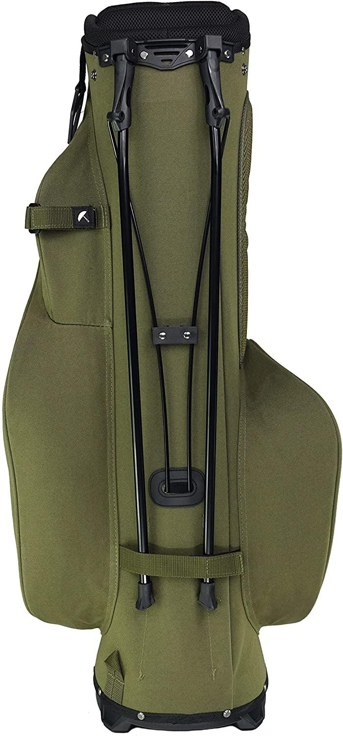Subtle Patriot Covert 15 Club Golf Stand Bag 5 Way Top, Fully Lined Dividers, Snap-On Rain Cover & UV Protected, 9 Pockets