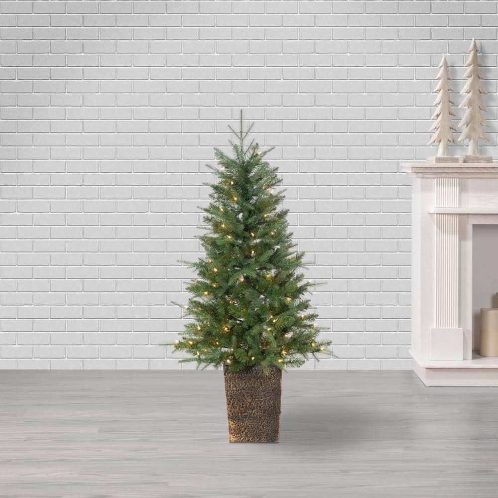 4 ft. Artificial Potted Natural Cut Tahoe Pine Tree