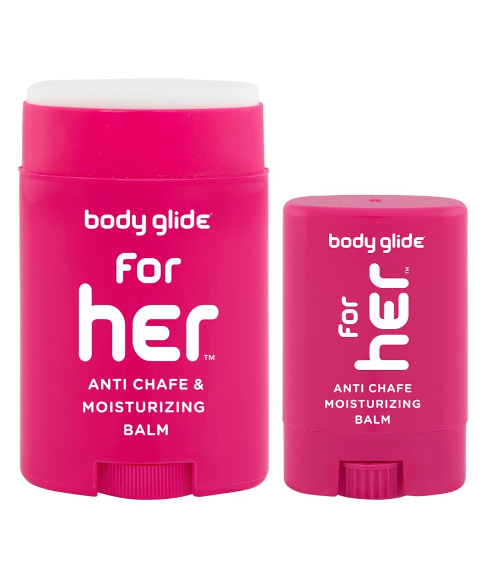 BodyGlide For Her Anti Chafe Balm, 1.5oz &amp; 0.35oz Bundle (USA Sale Only)