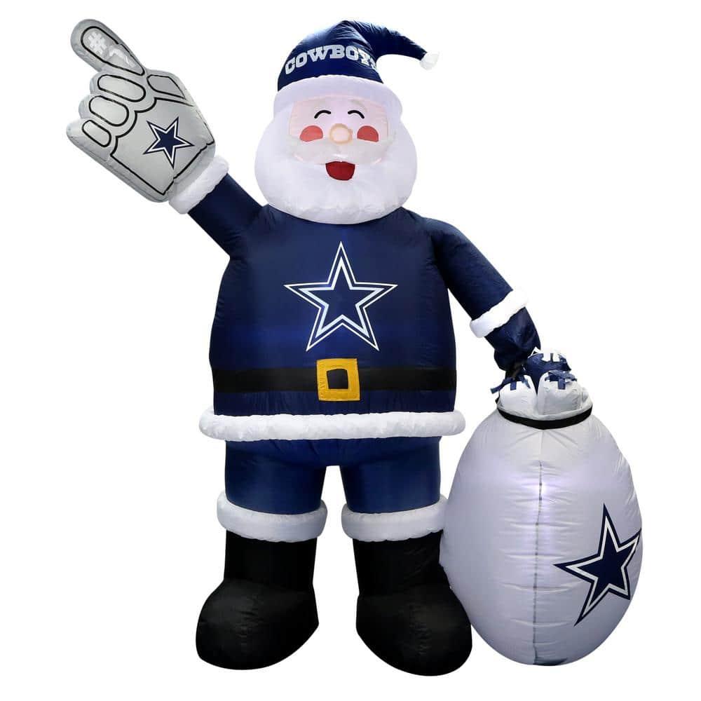 7 ft. Dallas Cowboys Santa Inflatable