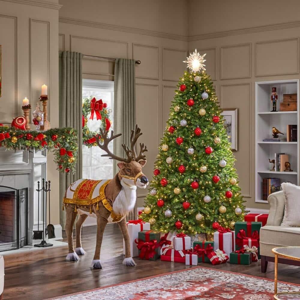 4 ft Animated Reindeer Christmas Animatronic
