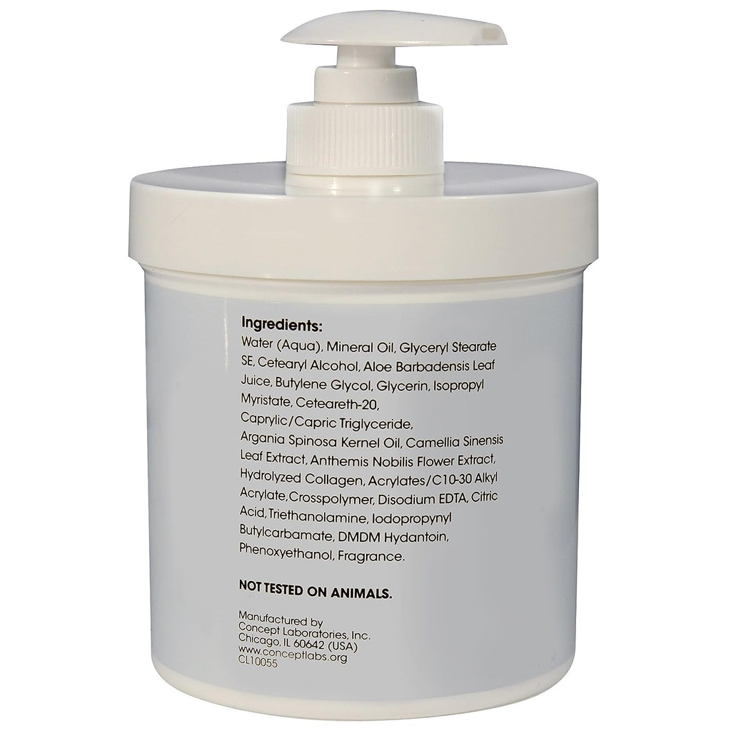 Advanced Clinicals Spa Size Pure Argan Oil Intensive Beauty Cream. Anti-aging Cream for Wrinkles and Dry Skin. (Two - 16oz)