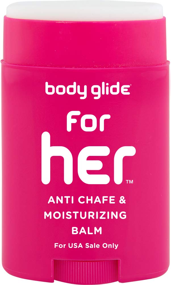 BodyGlide For Her Anti Chafe Balm1.5oz: anti chafing stick with added emollients. Prevent rubbing leading to chafing, raw skin, and irritation &amp; body glide Original Anti-Chafe Balm
