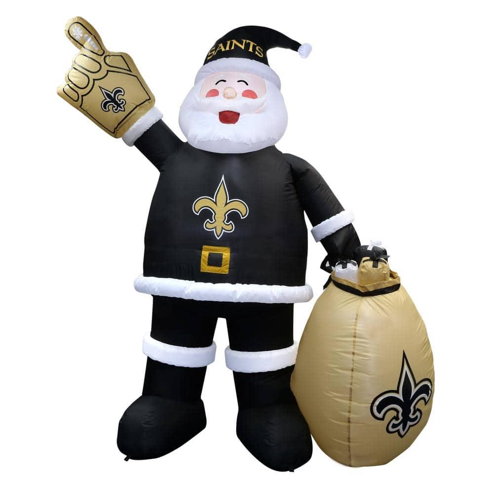 7 ft. Orleans Saints Santa Inflatable