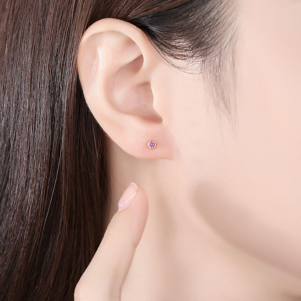 asymmetry colorful cz hippocampus 925 sterling silver stud earrings