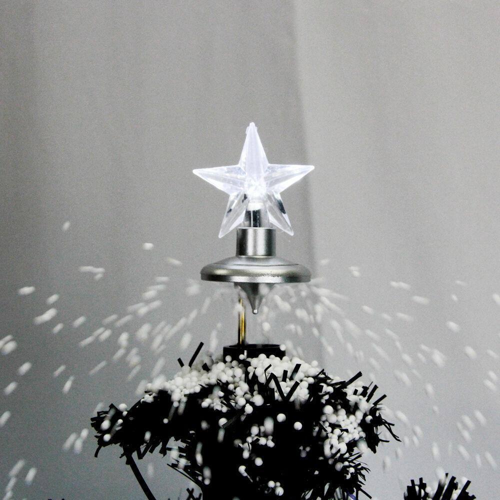 29 in. Black Christmas Tree with Star Topper and Umbrella Base